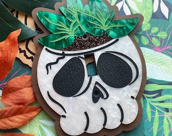 Oddities Shop \\ Rooted Remains Acrylic Light Switch Plate Cover
