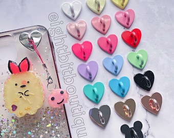 Kawaii Adhesive Metal Charm Hook | Super Strong Hold + Tons of Colors Available