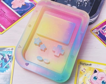 Star Button Trading Card Size Console Mold