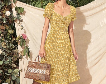 casual summer dresses midi length