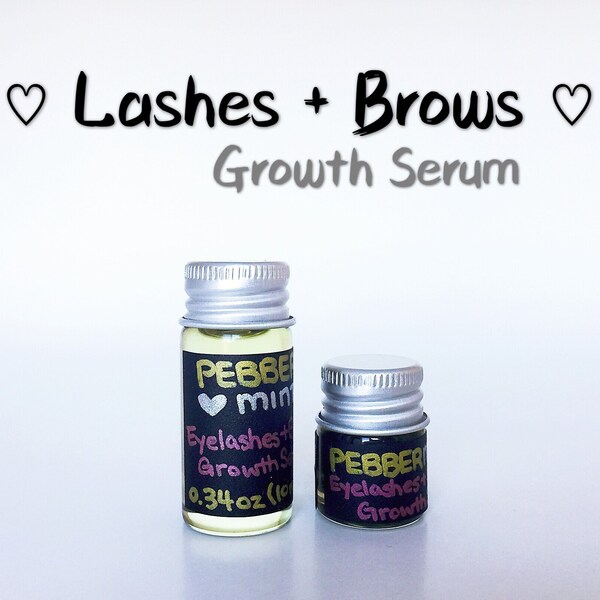 Lashes + Brows Growth Serum | Eyelashes Conditioner, Eyebrows Growth Oil | Short to Long Eyelashes | Thin to Thick Eyebrows