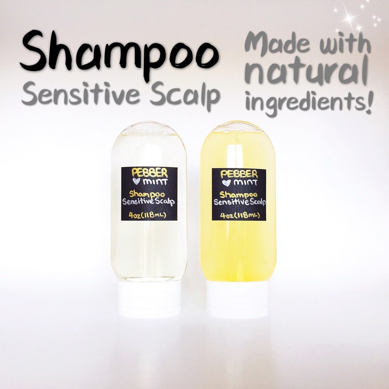 Natural Shampoo For Sensitive Scalp Treatment For Seborrheic Etsy