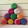 Crocheted Hacky Sack Footbag
