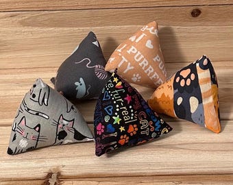 Kitty Catnip Pyramid Tumbler Toys (set of 2)