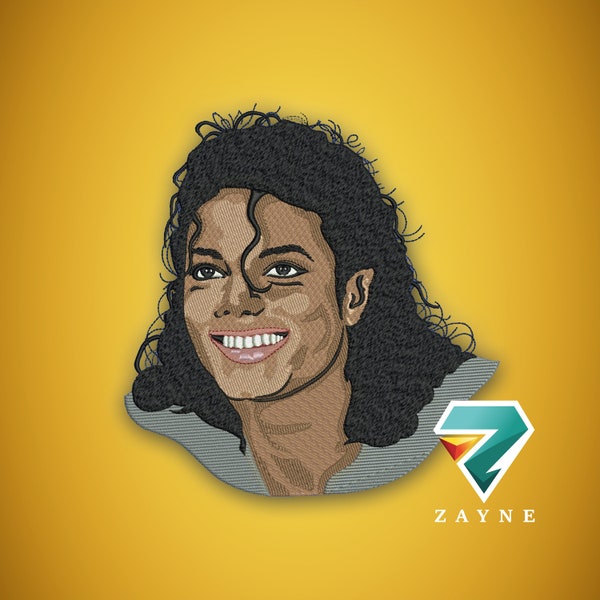 MJ late 80's Embroidery FIle 4x4, 5x7, 6x10 or bigger hoop size JEF, PES, dst,Vp3,xxx,exp,csd,hus