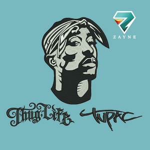 Rapper #9 Embroidery Files multi format compatible for 4x4,5x7 ,6x10 or bigger hoop size