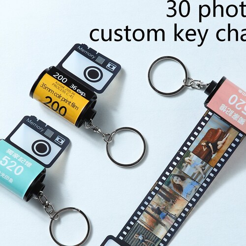 15 30 Photos Keychain Film Roll Customized Gifts for My Love Etsy Canada