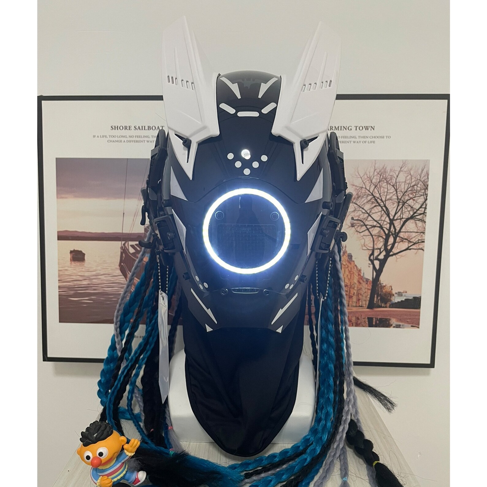 Cyberpunk Mask Cyber Mask Samurai Helmet Tactical Helmet Etsy Ireland