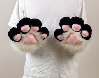 Fursuit paws - furry Gloves with Squeaking - Accept customization