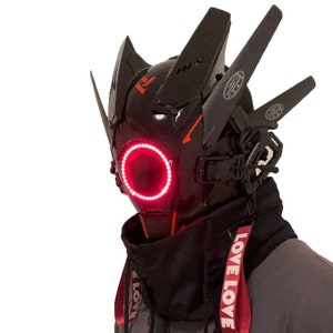 Cyberpunk mask - cyber mask - Samurai helmet - Tactical helmet Cosplay - Cyberpunk Cosplay