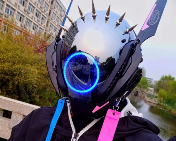 Cyberpunk mask - cyber mask - Samurai helmet - Tactical helmet Cosplay -  Cyberpunk Cosplay