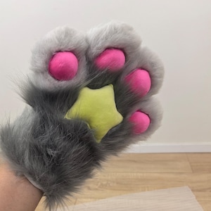Fursuit paws - furry Gloves with Squeaking - Accept customization