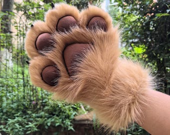 Fursuit paws - furry Gloves with Squeaking - Accept customization