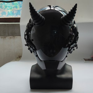 Cyberpunk Samurai Mask: Tactical Cosplay Helmet