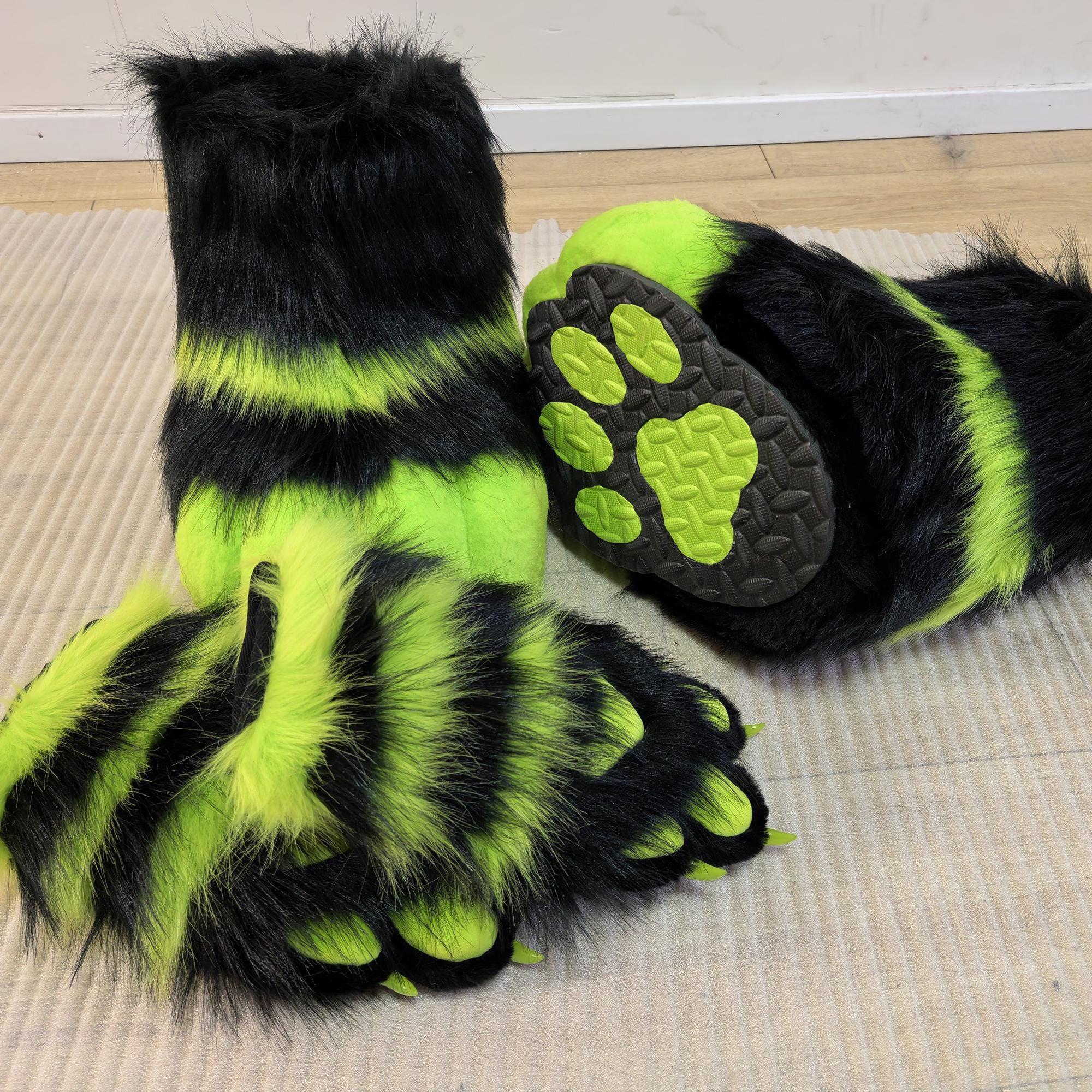 Fursuit Hand and Feet Paws for Half-body or Fullbody - Outdoor Shoes ...