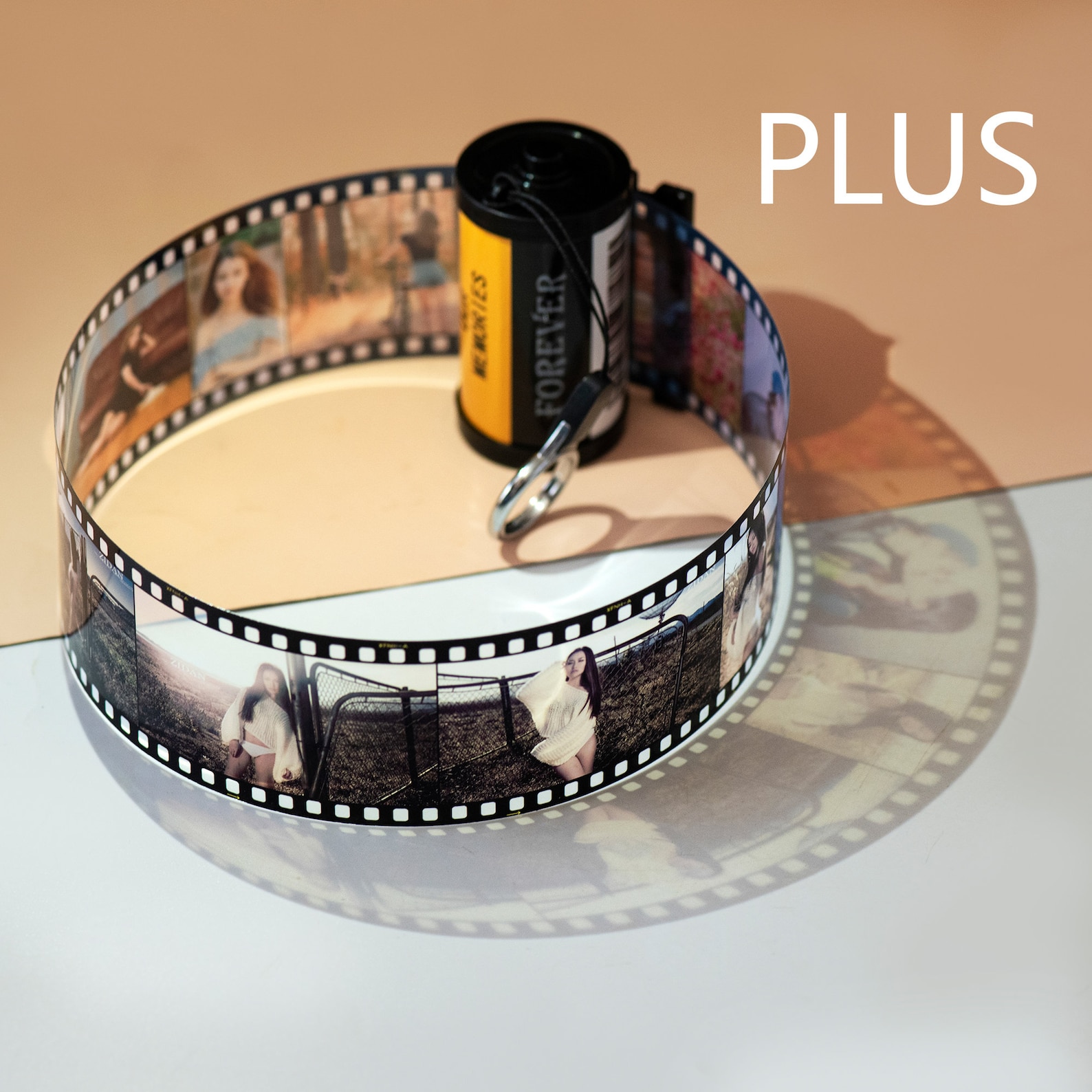 15 Photos Keychain Film PLUS keyring Film Roll Plusphoto Etsy UK