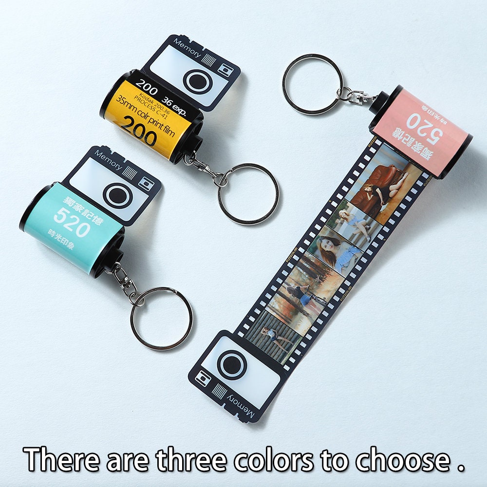 PhotogiftsGoods 15 30 Photos Keychain Film Roll , Customized Gifts for My Love , Personalized Photos Keychain , Christmas Gifts , Birthday Gift