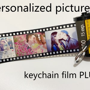 15 photos Music Album Version keychain film roll PLUS Personalized photos