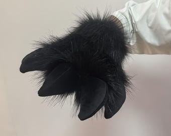 Fursuit Dragon paws : Furry gloves with squeak , available for customization