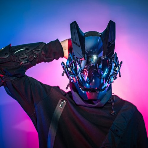 Cyberpunk Mask Based Mask Etsy