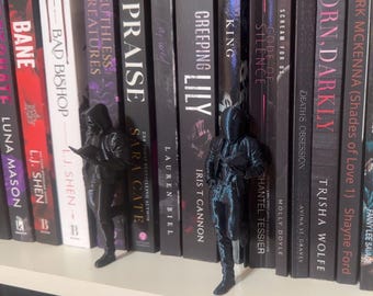 Figura de rincón de lectura / Decoración de estantería de romance oscuro / Estética romántica de villanos / Estatua de estantería gótica