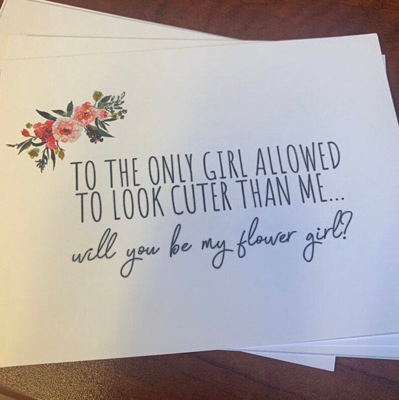 Will You Be My Flower Girl Flower Girl Gift Flower Girl Etsy Australia