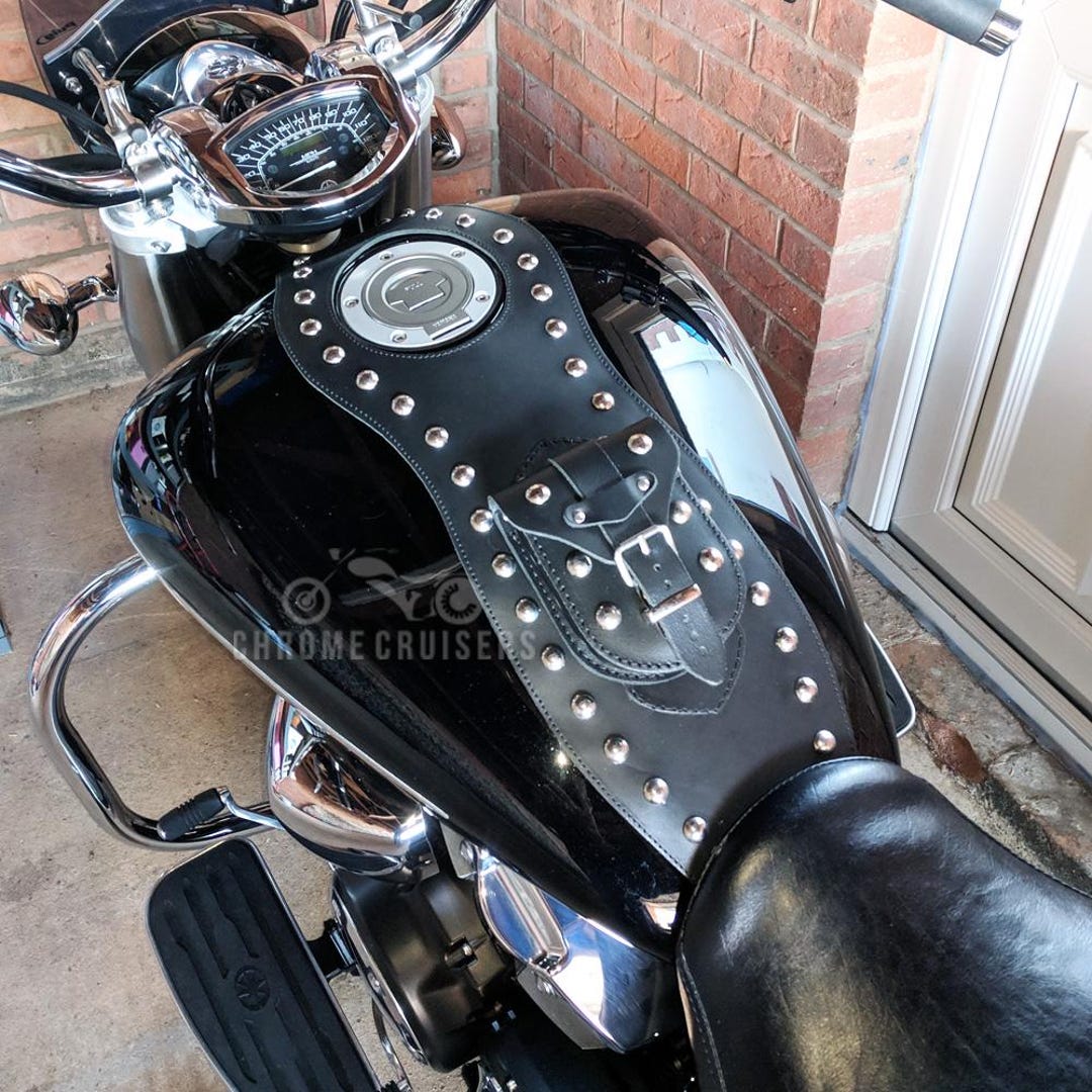 Yamaha XVS1300 XVS 1300 Midnight Star V-star Leather Tank Chap