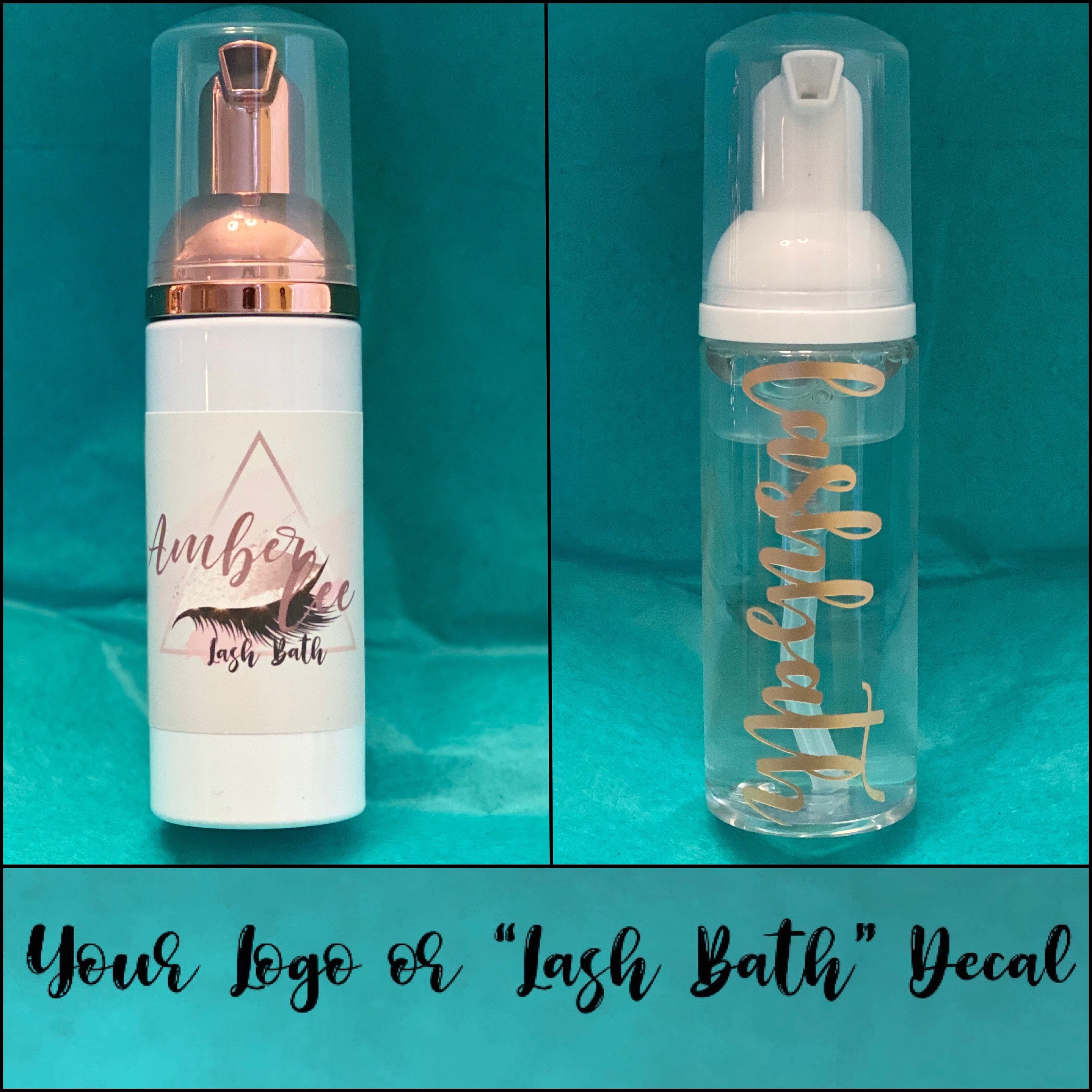 EyeLash Extension Lash Bath or Logo 50ML Foam Bottle Etsy
