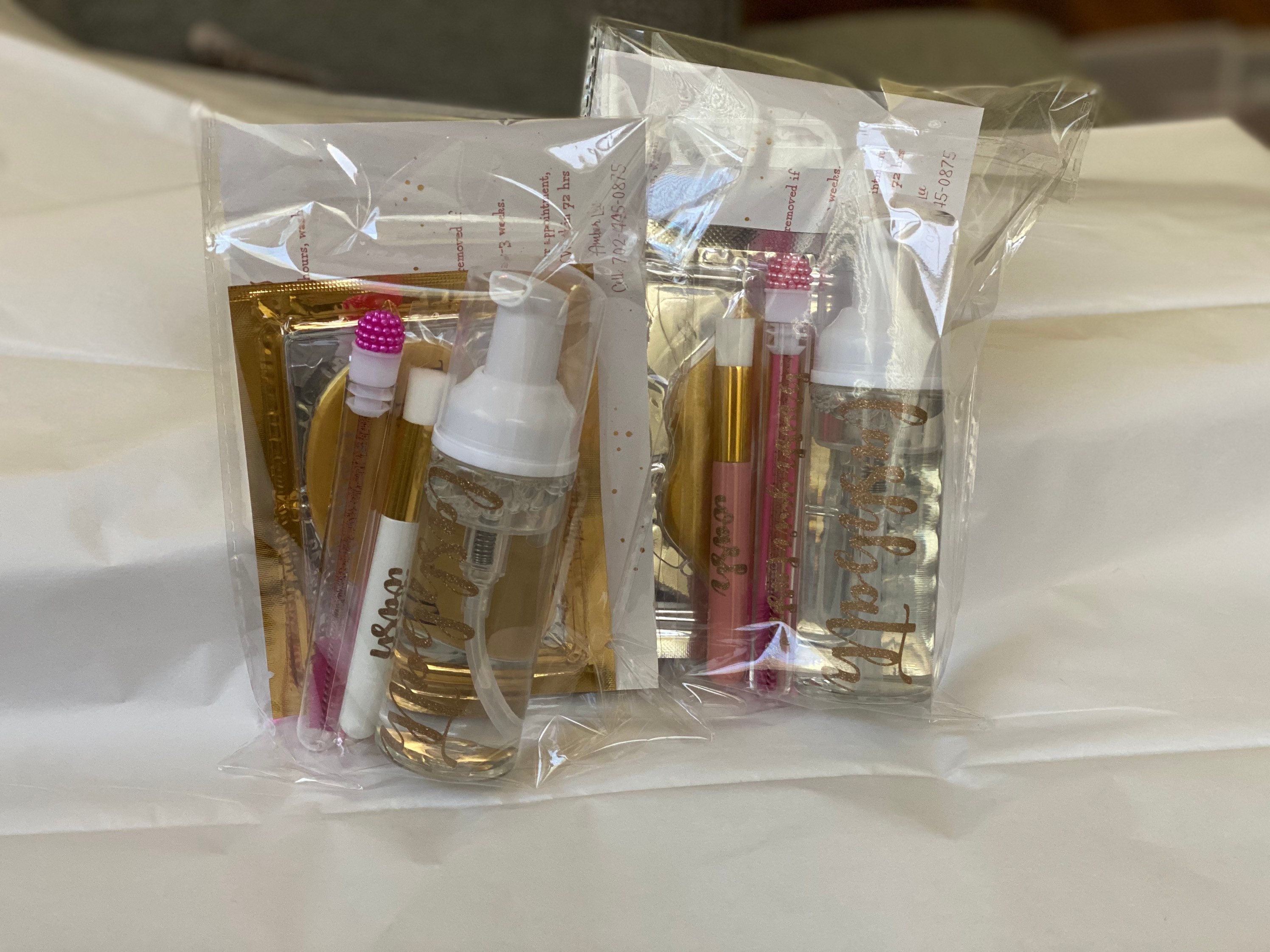 10 Lash Extension Aftercare Kits Package of 10 Customize Etsy
