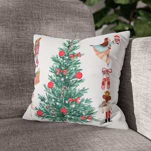 Nötknäpparen Jul Örngott Spunnen Polyester Fyrkantigt Örngott