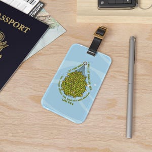 Christian Luggage Tag Faith Sportbag Tag Lunchbag Tag Any Bag Tag Biblical Verse Faith Gift Christian Tag  Add on tag for gift Christian