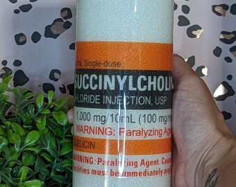 Nurse tumbler // personalized tumbler // medical gift // pharmacist tumbler // medicine bottle tumbler //custom tumbler