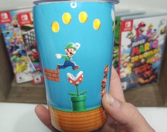 Kids Tumbler // super Mario brother // Bowser // Custom tumbler // personalized tumbler // Gift for kids