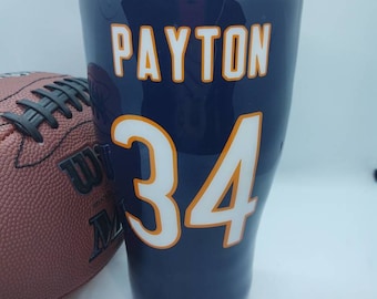 Jersey tumbler // football team gift // nfl jersey // tumblers for him // custom team jersey