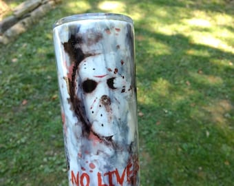 Horror movie tumbler, personalized Halloween tumbler, custom tumbler