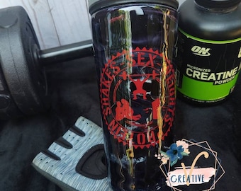 25oz shaker bottle // sex weights protein shakes //custom shaker // personalized shaker