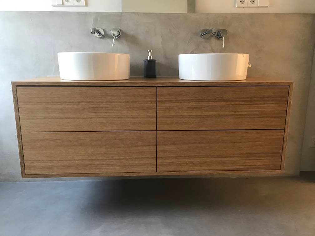 Mueble bajo lavabo / mueble bajo para lavabo / mueble bajo lavabo de madera  -  México