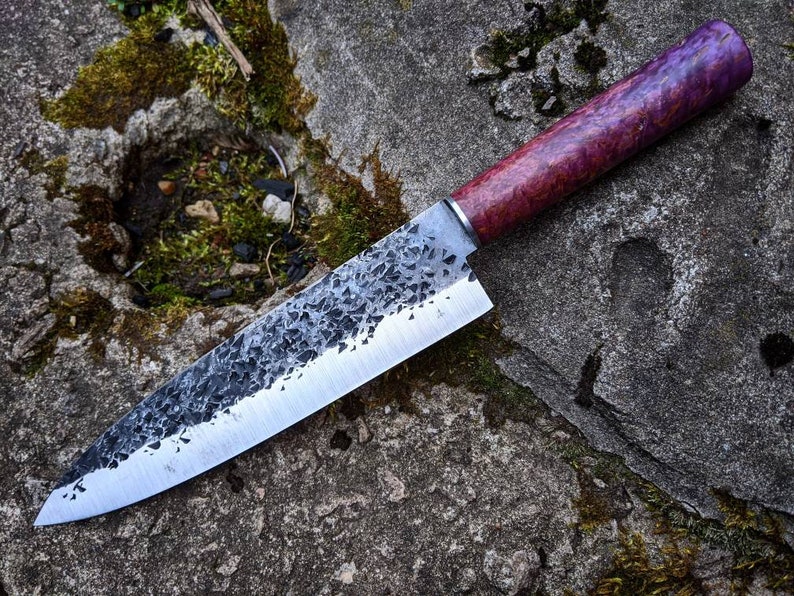 Handmade chef knife gyuto hand knife kitchen knife chef Etsy