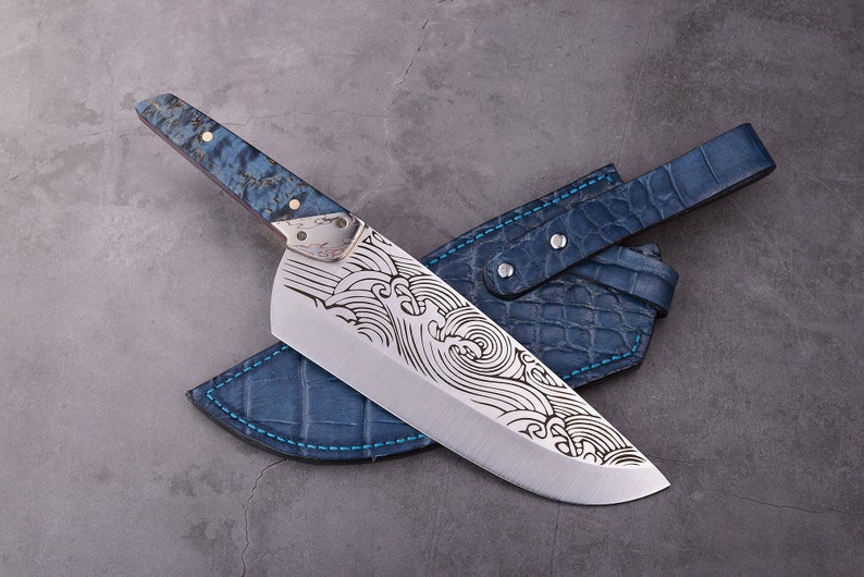 Handmade Chinese Chef Knife Cleaver Custom Personalized Knife Etsy