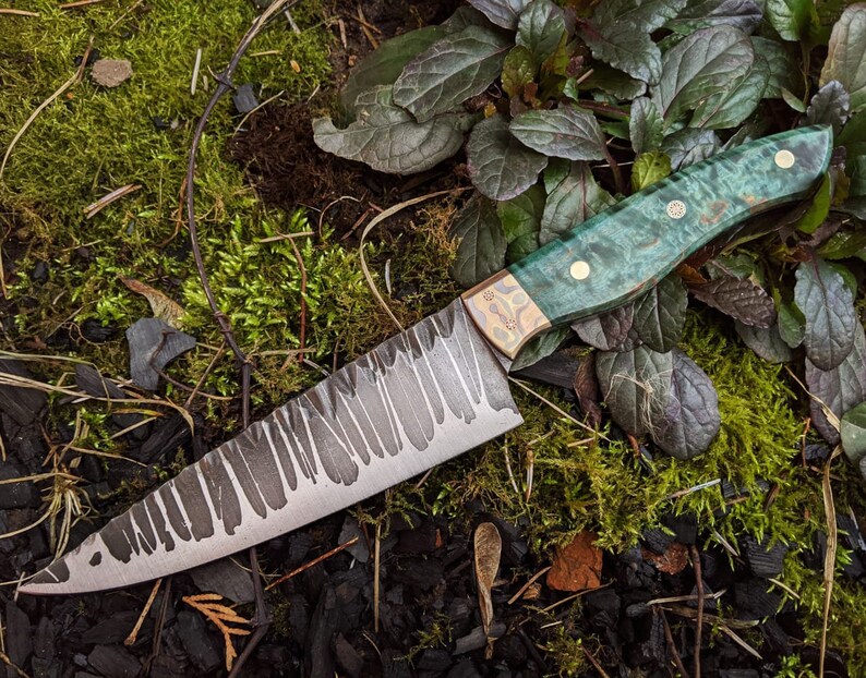 Handmade chef knife custom personalized kitchen knife Etsy