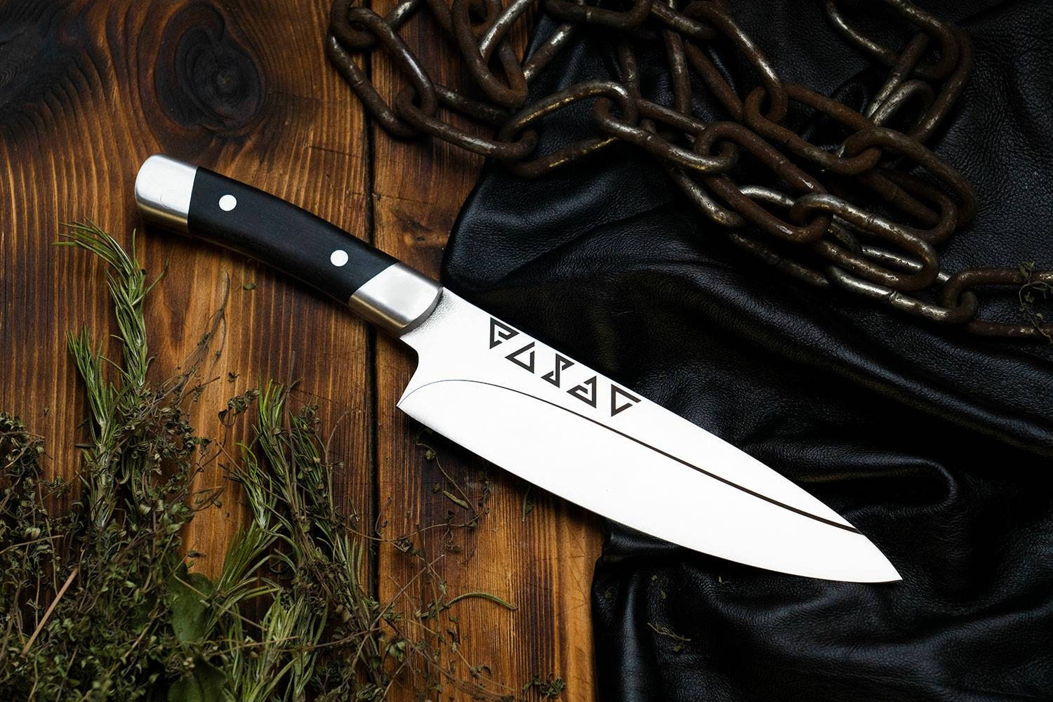 Handmade witcher chef knife geralt hand knife kitchen Etsy