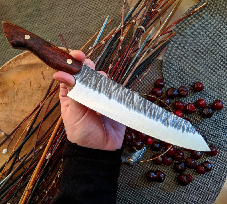 Handmade bunka chef knife hand knife kitchen knife Etsy