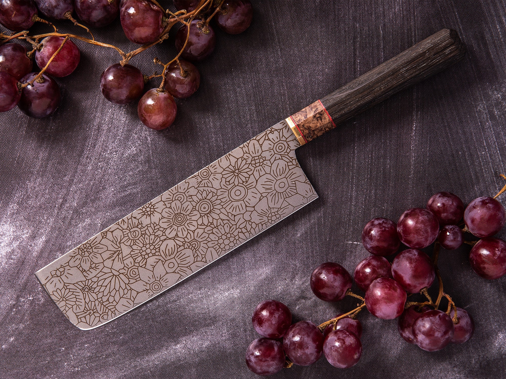 Handmade nakiri chef knife hand knife kitchen knife Etsy