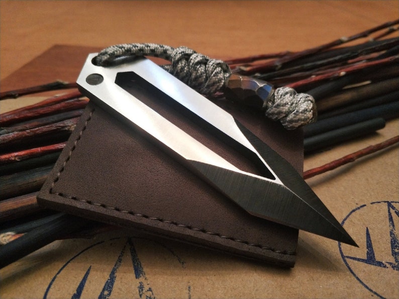 PREMIUM handmade pocket knife edc kiridashi fixed blade Etsy