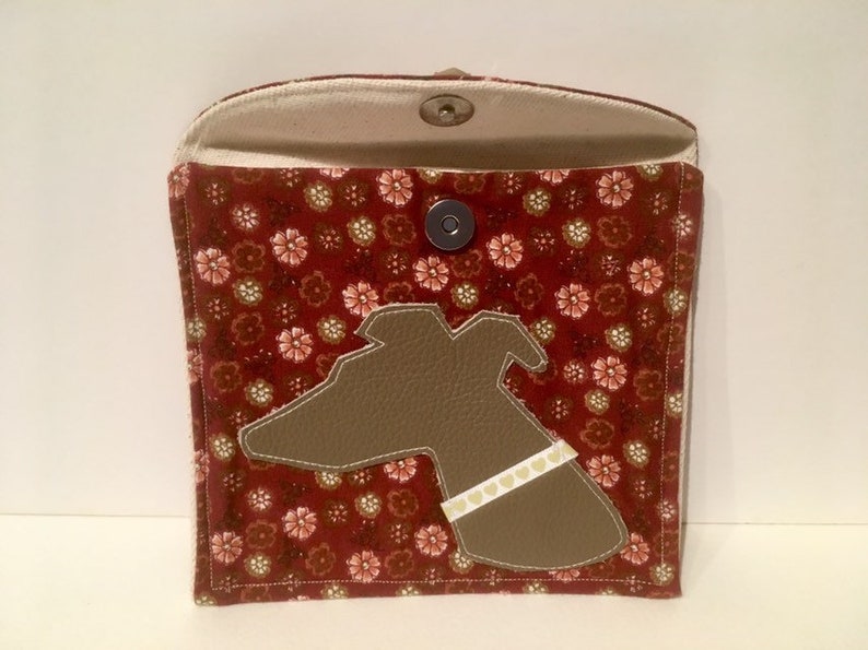 Greyhound Pouch Whippet Purse Handmade Whippet Pouch Whippet Gift . Greyhound Purse