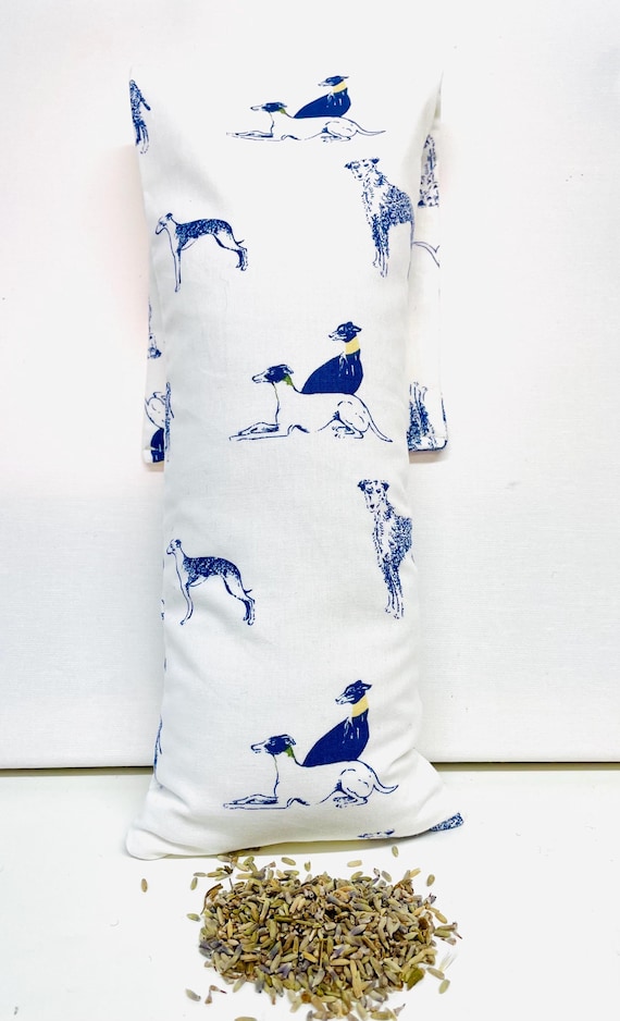 Handmade Whippet Microwavable  Heat Wrap , Sighthound Gift, Whippet Gift.