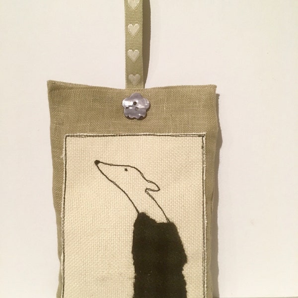 Whippet , Italian Greyhound Lavender Pouch.