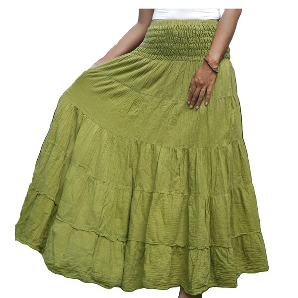 Olive Green Skirt Etsy
