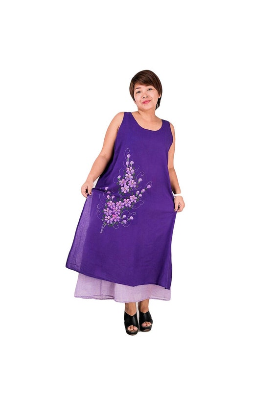 purple maxi dress canada