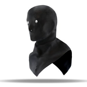 LatexDreamwear – 100% latex anatomically shaped executioner mask with collar thickness 0.35 mm Item no. 511-05022801